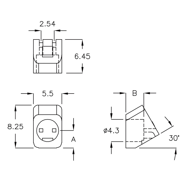 LED Lens Holder LS-QC3A-1